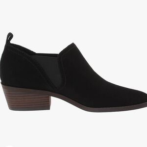 Lucky Brand Womens Fallo Leather Ankle Heels Boots shoes sz 8.5M